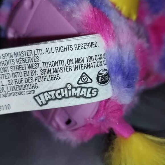 2 Hatchimal Giraven Hatching Egg Twin Interactive Dragon Pink Purple WORKS - Picture 7 of 7